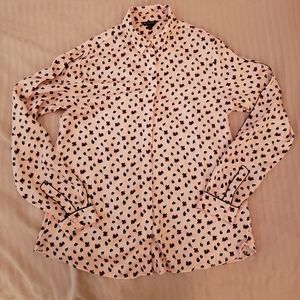 Massimo Dutti pink pattern shirt US 8